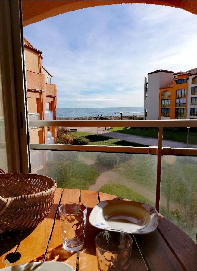 Cap De Mer - Vue Sur Mer - Une Chambre - Une Terrasse - Acces Direct Plage - Commerces A Proximites Ле-Баркарес Екстер'єр фото